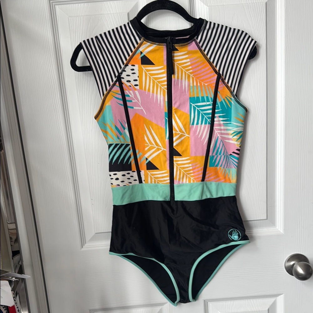 Body Glove Multicolor Tropical One Piece Swimsuit
